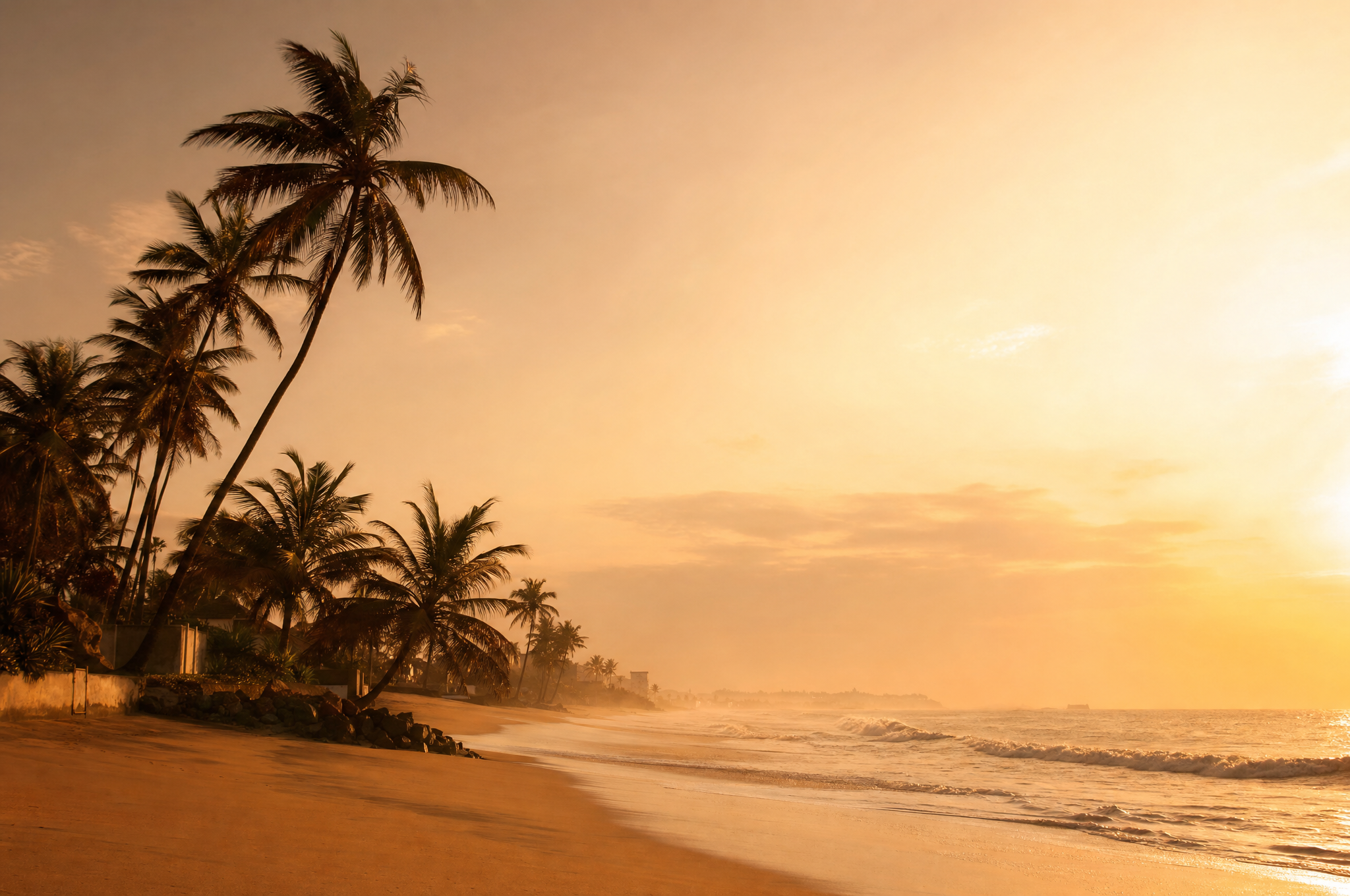 Accra, Ghana at golden hour